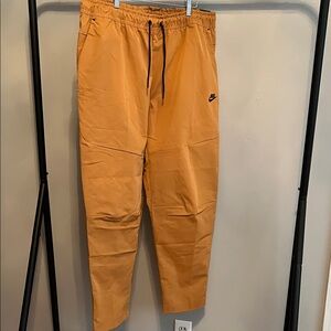 Nike Men's Joggers in Tan with Black Accents